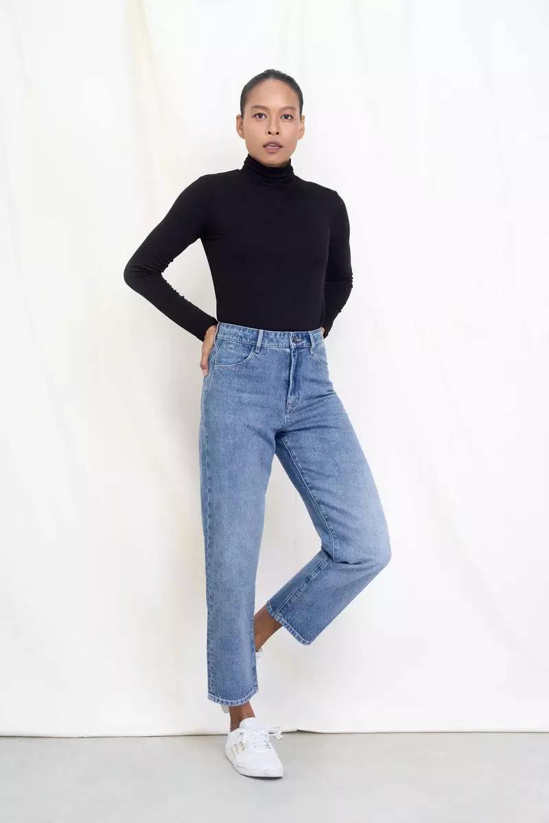 Jeanshose Wide Straight Modell: Minimal