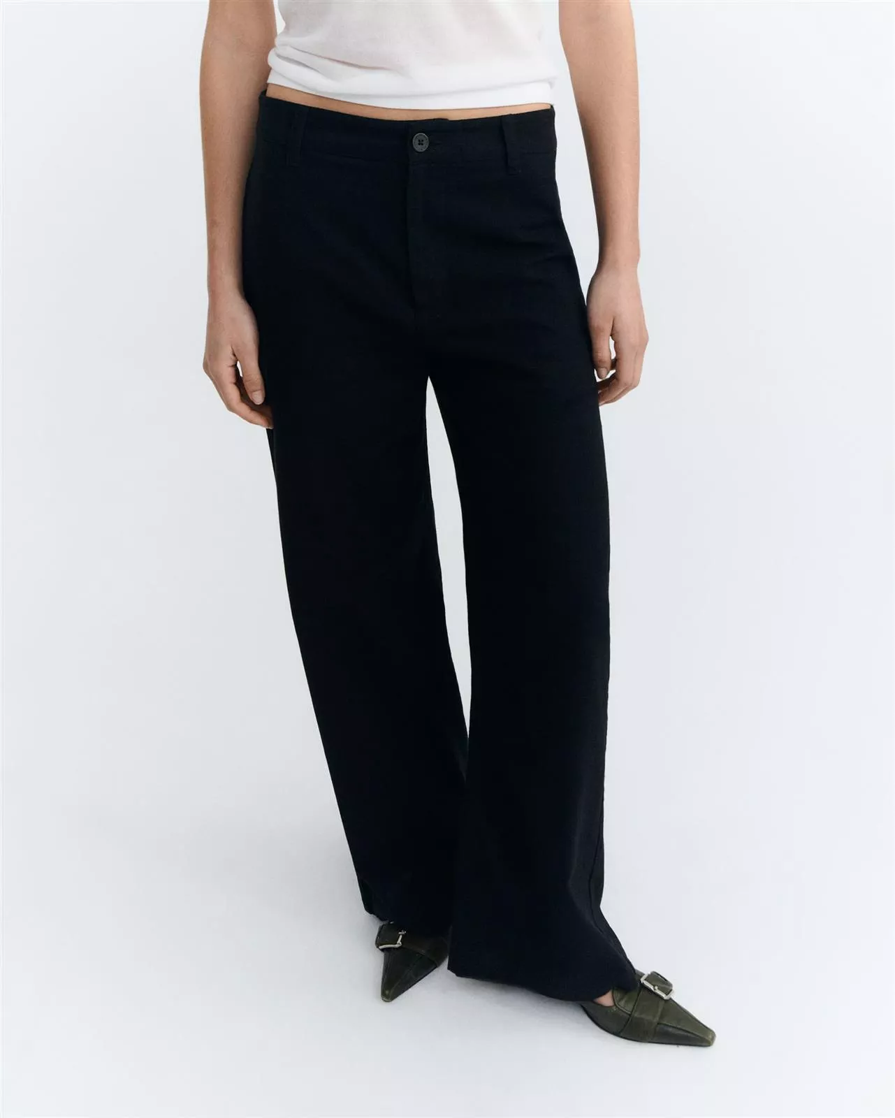 Straight Leg Stoffhose Modell: Karina
