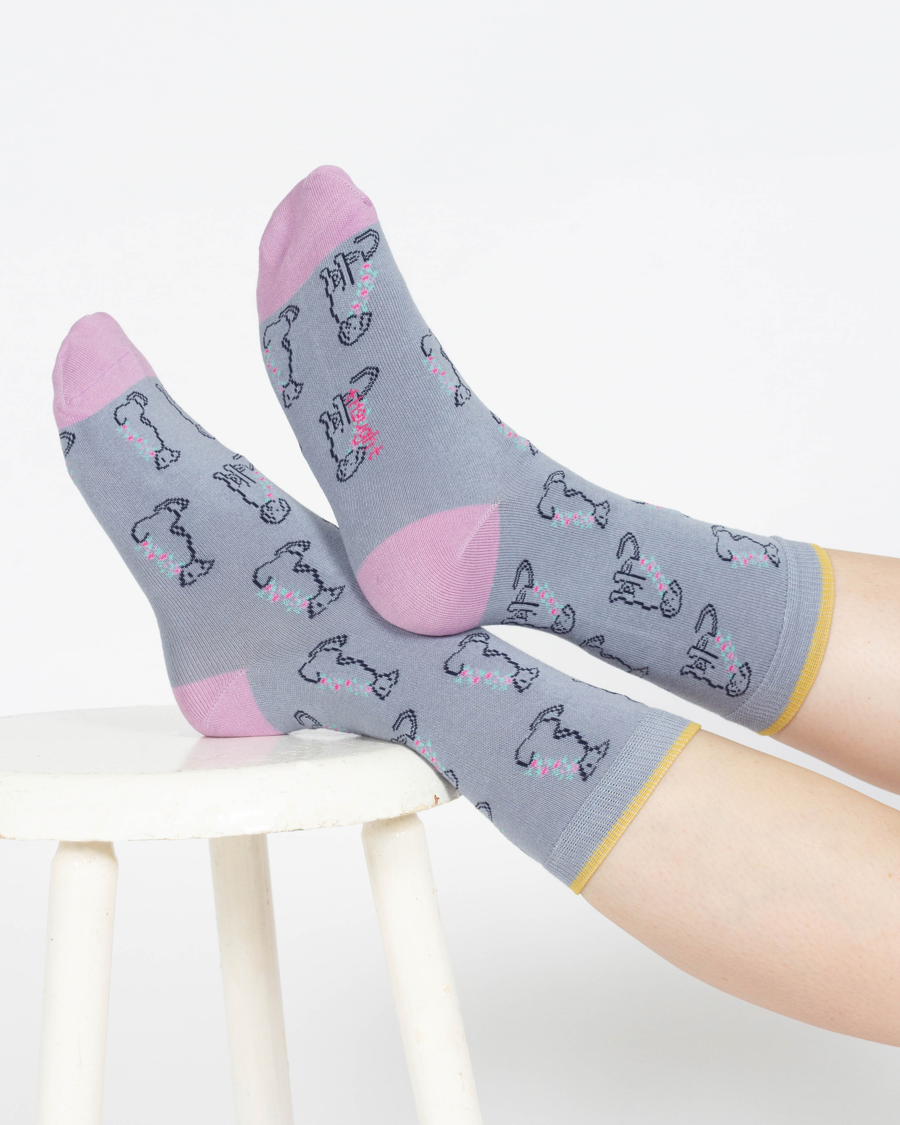 Socken Modell: Outline Animal