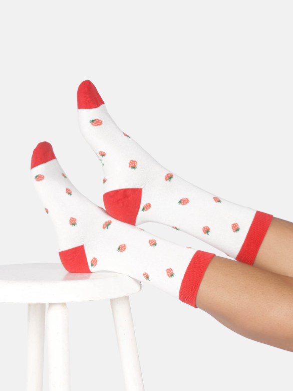Socken Modell: Strawberry