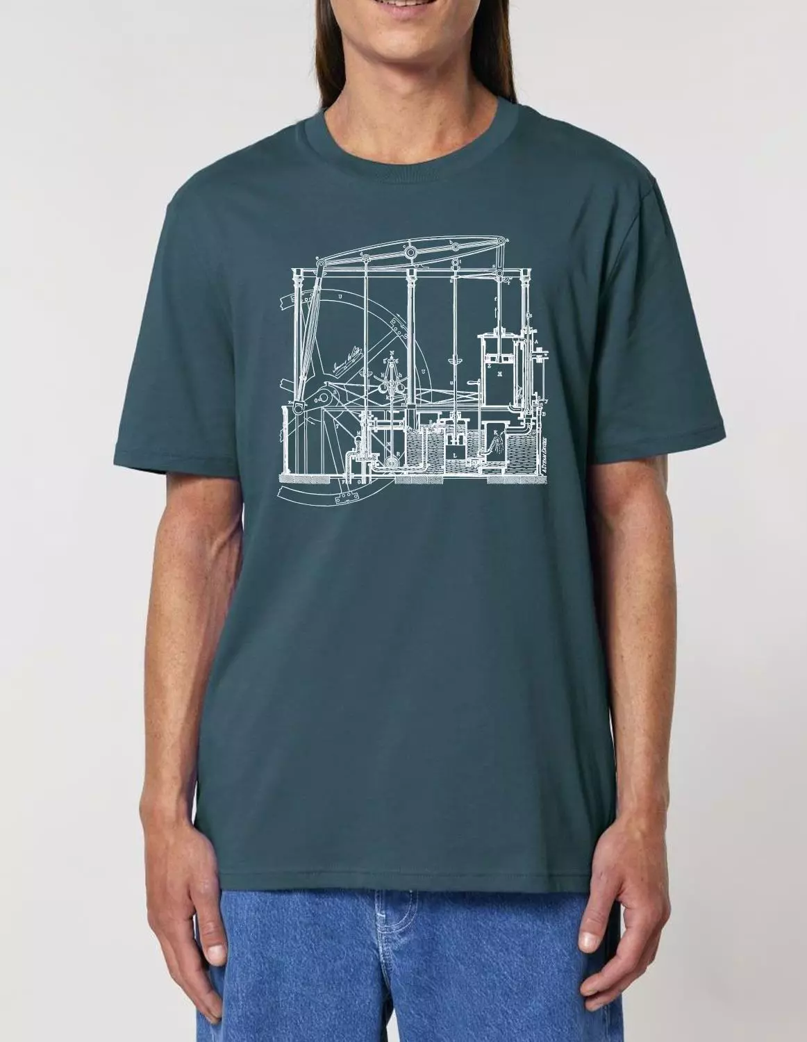 ing_model_creator_front_stargazer.jpg Science-T-Shirt Maschinenbau Modell: Dampfmaschine