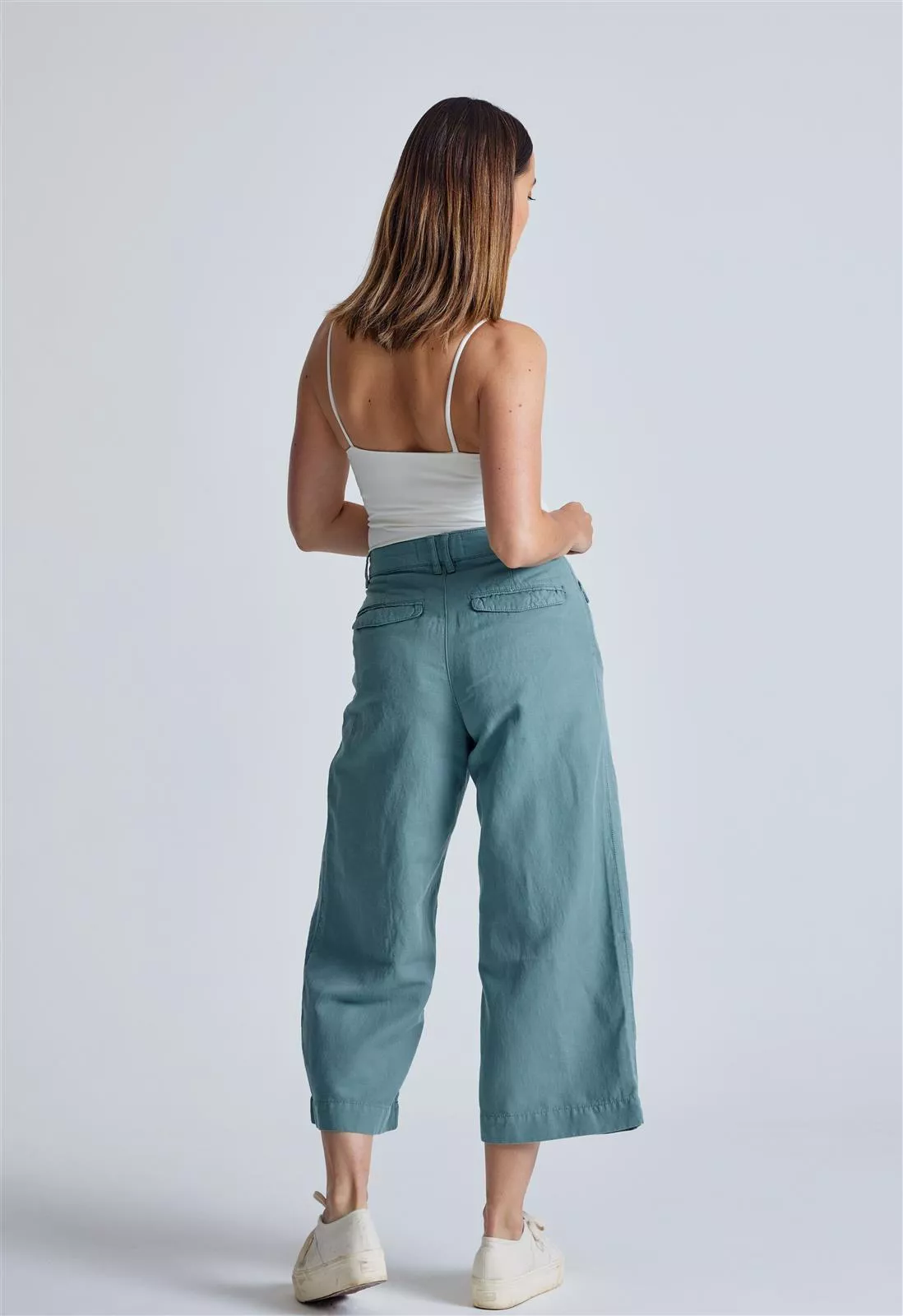 Leinen-Baumwoll Culotte Modell: Betty