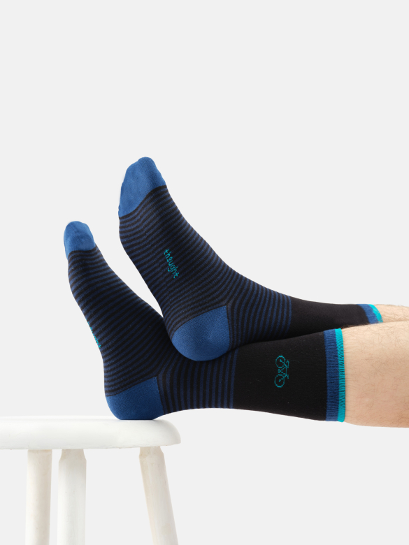 Socken Modell: Bike Stripes