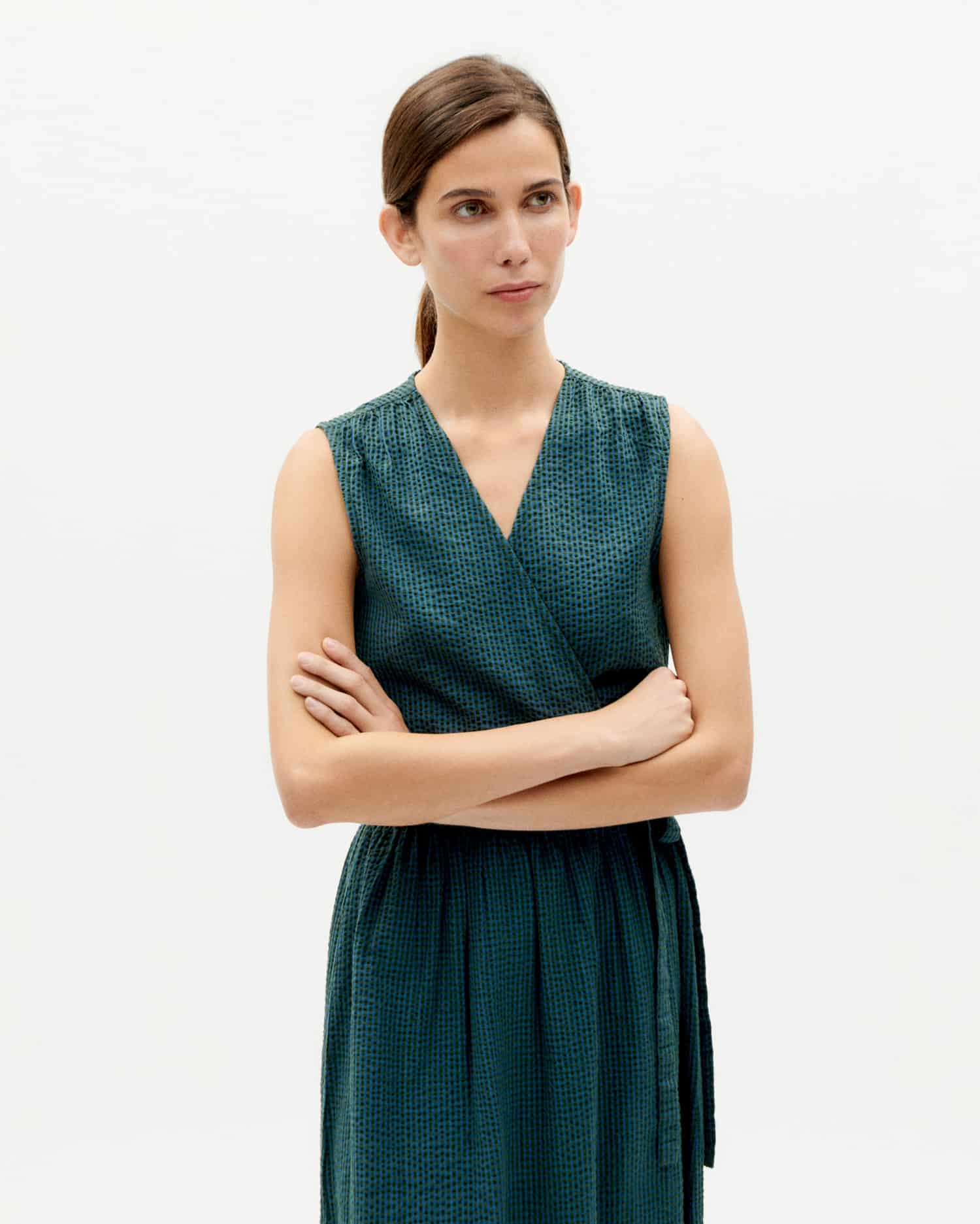 Kleid Modell: Seersucker Checks Amapola