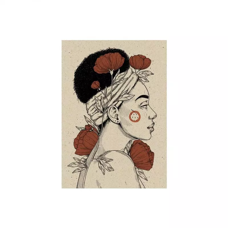 Postkarte Rose Postkarte Rose