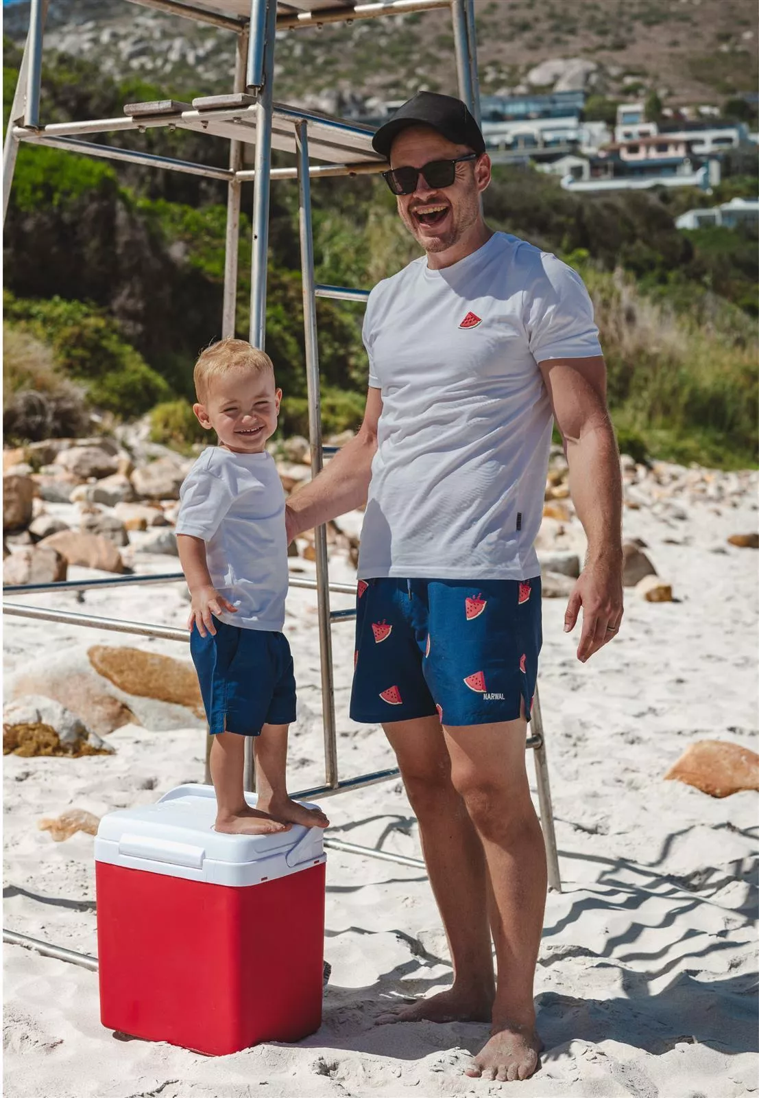 Nachhaltige Badehose mit Print