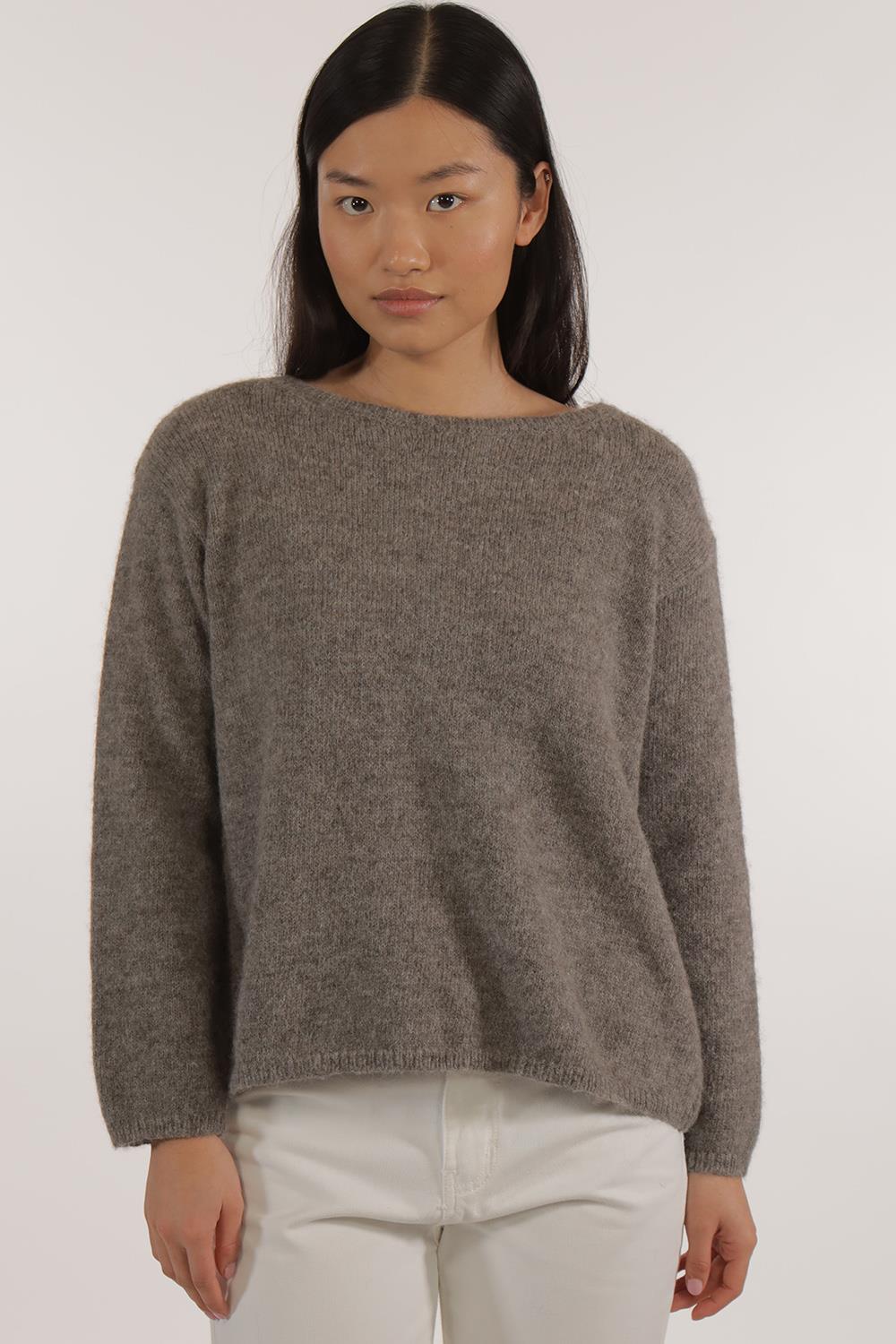 Alpaka Strickpullover Modell: Aurore