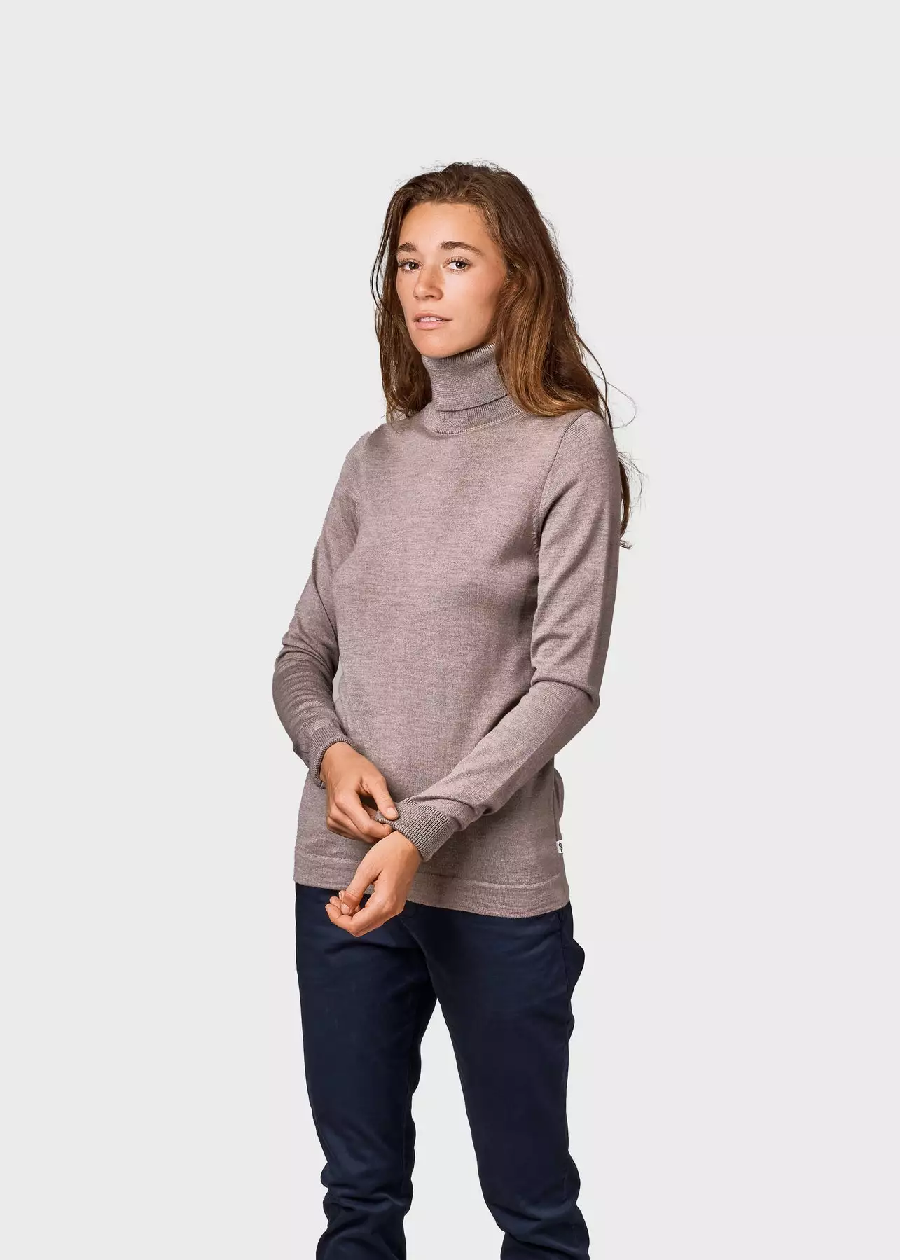 Merinowolle Rollkragen-Pullover Modell: Isabella
