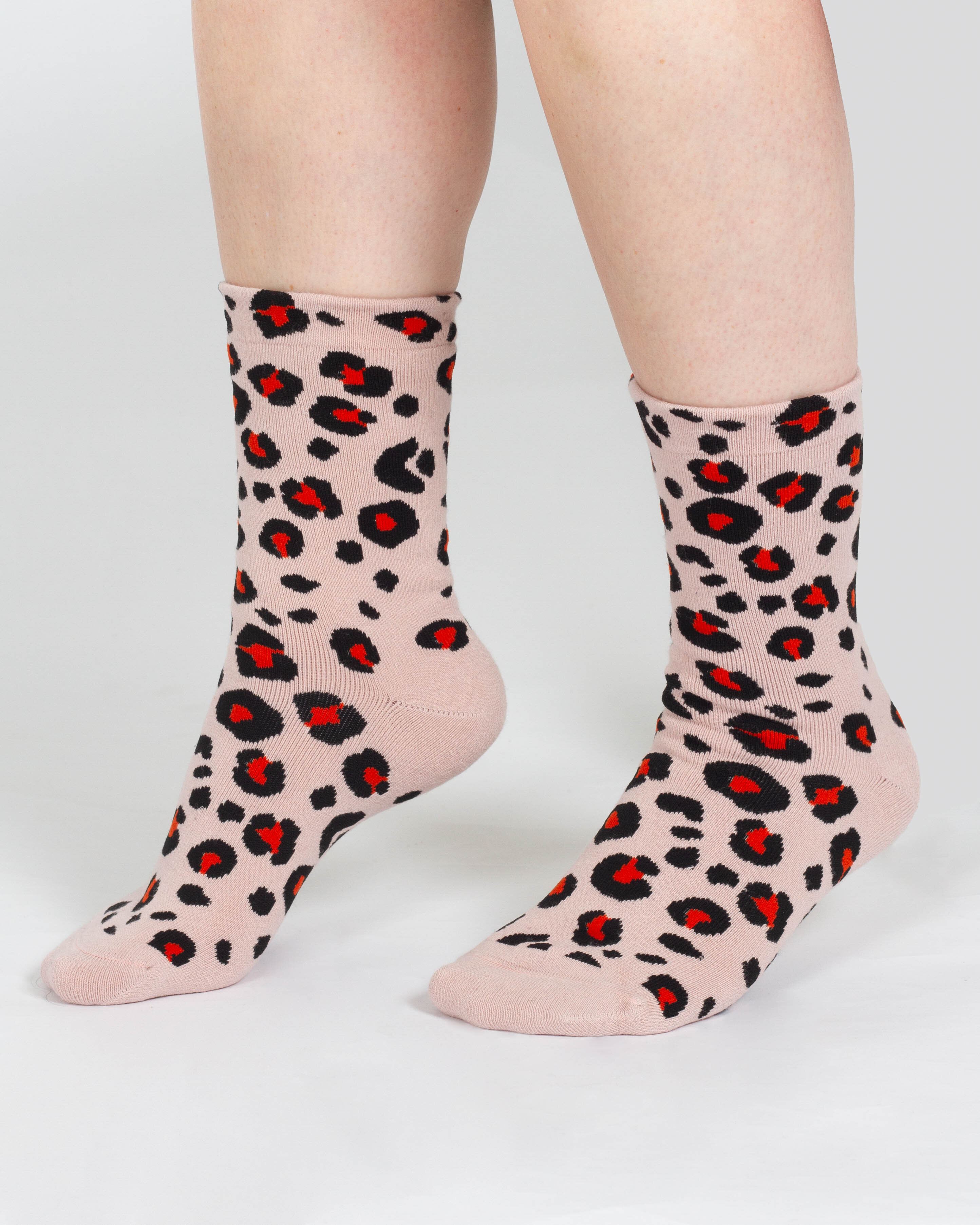 Socken Modell: Leopard Long