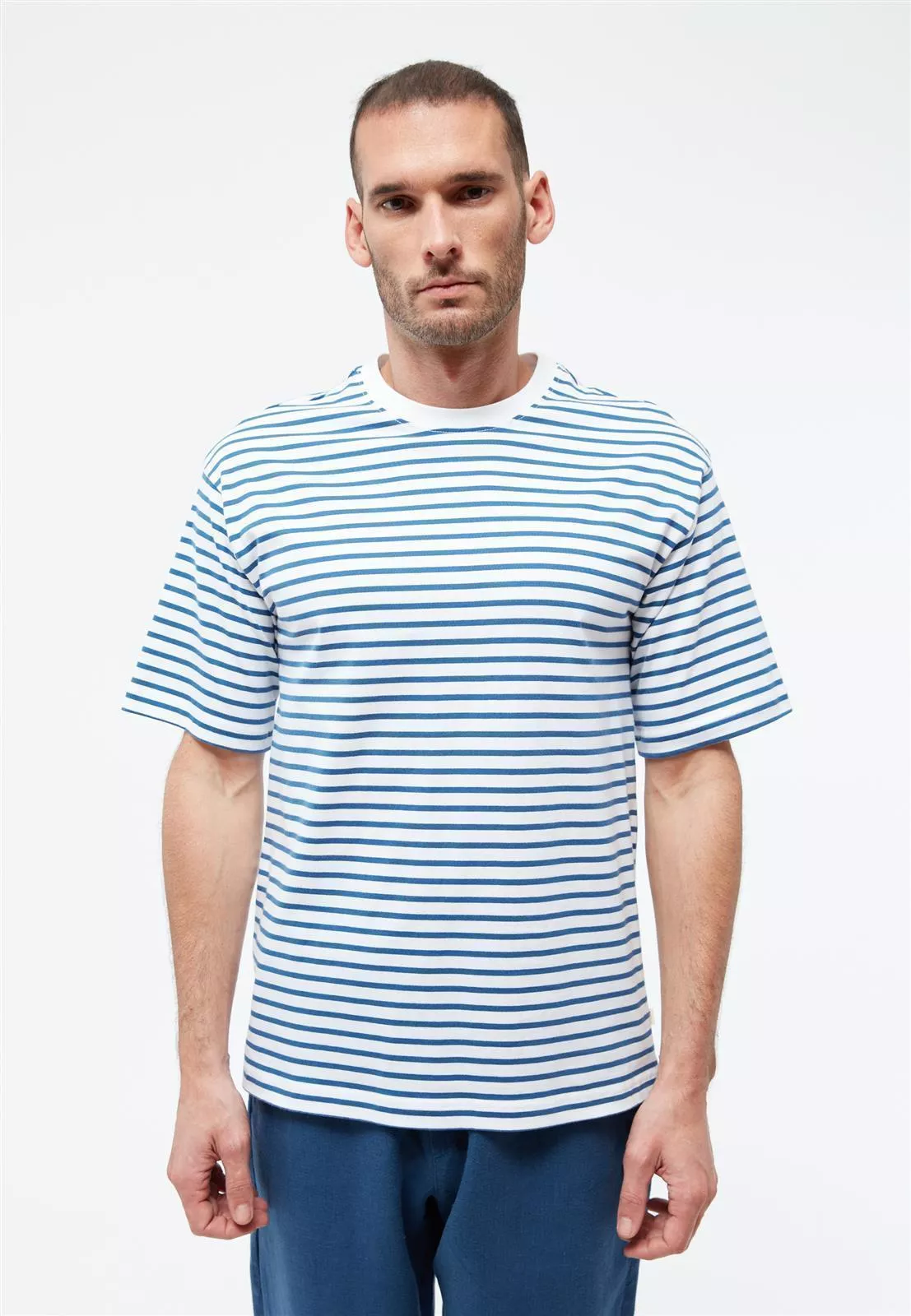 Streifen T-Shirt Modell: Lasse GOTS