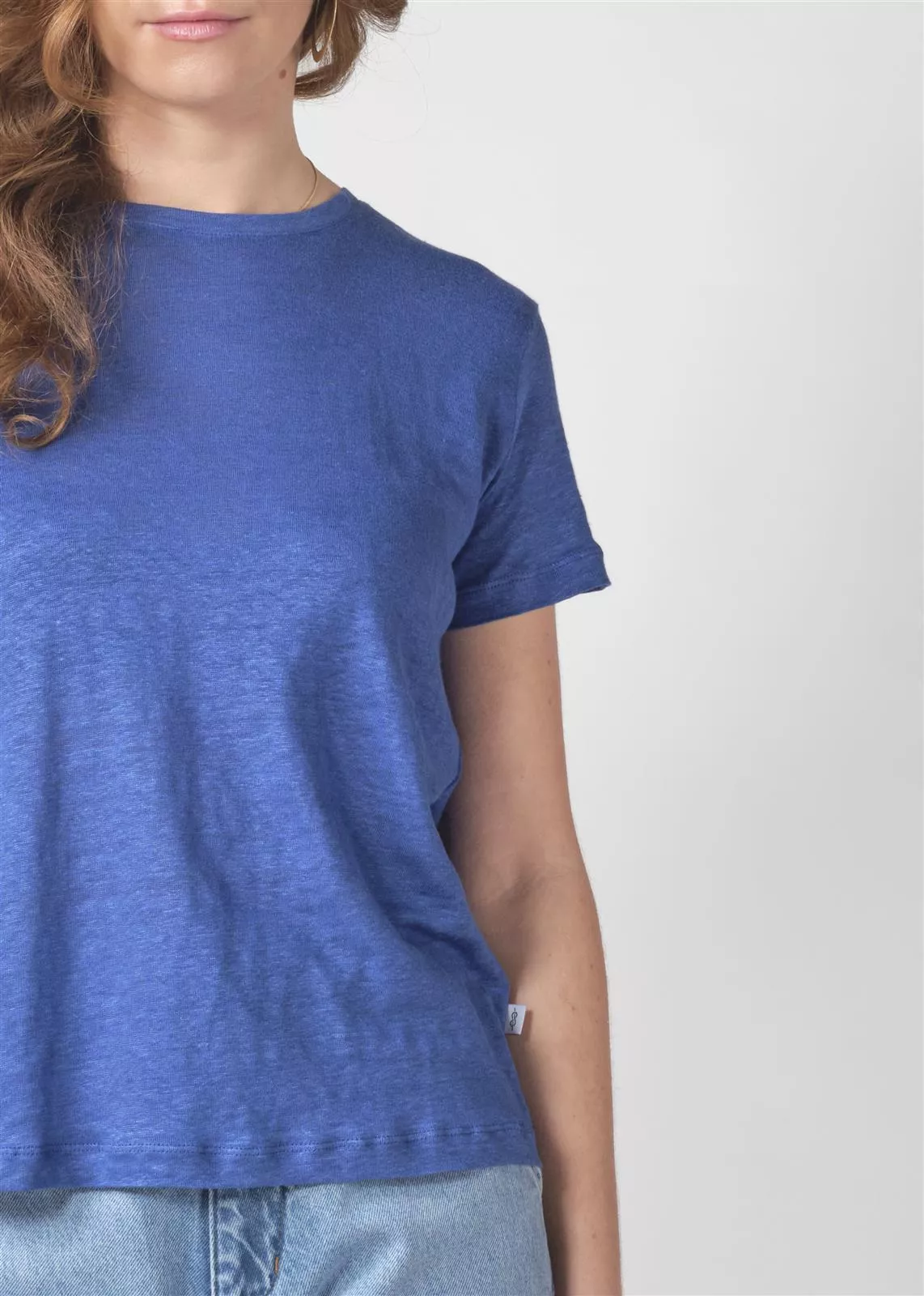 Leinen T-Shirt Modell: Rikke