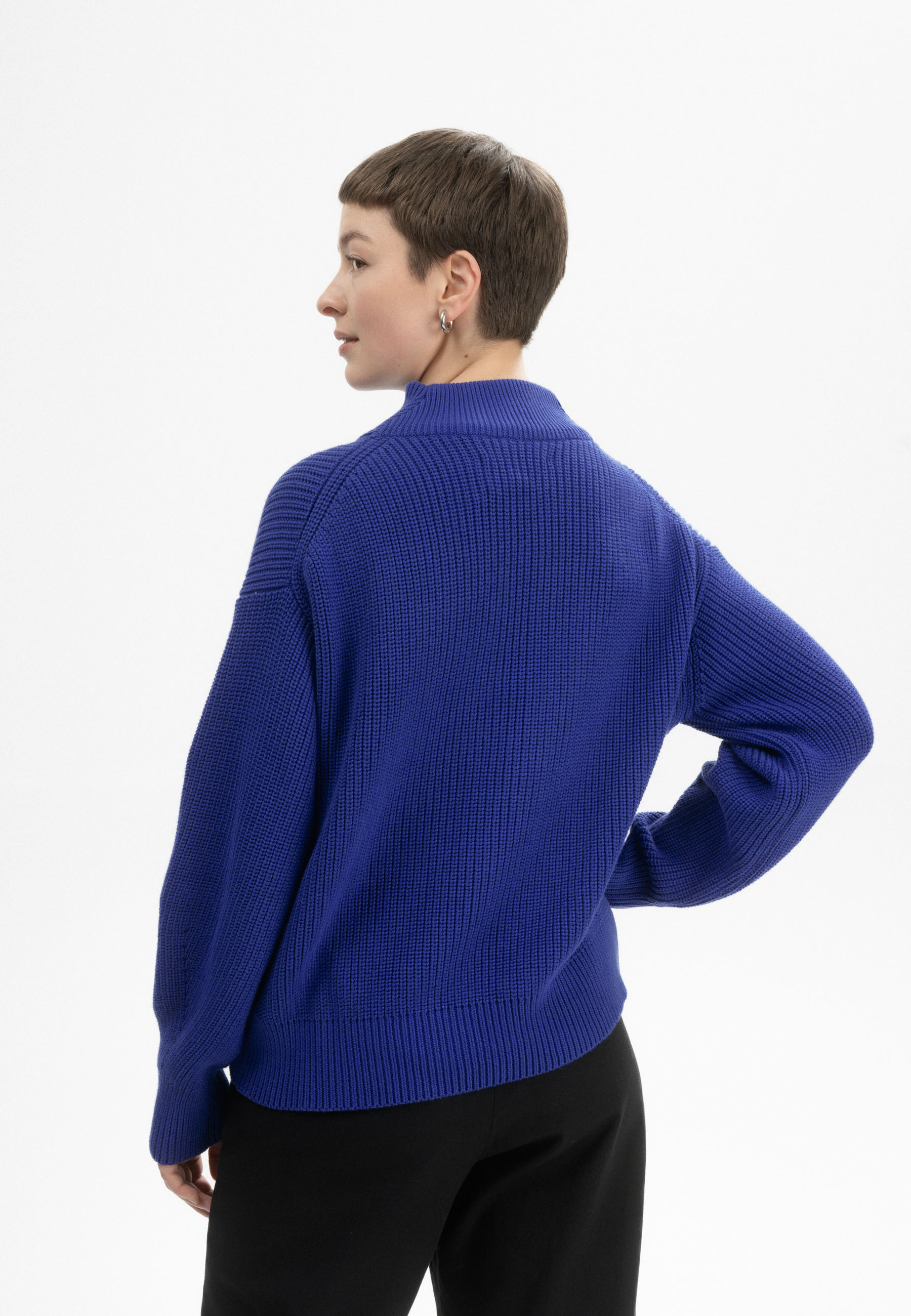 Rippstrick-Pullover Modell: Kimaya GOTS