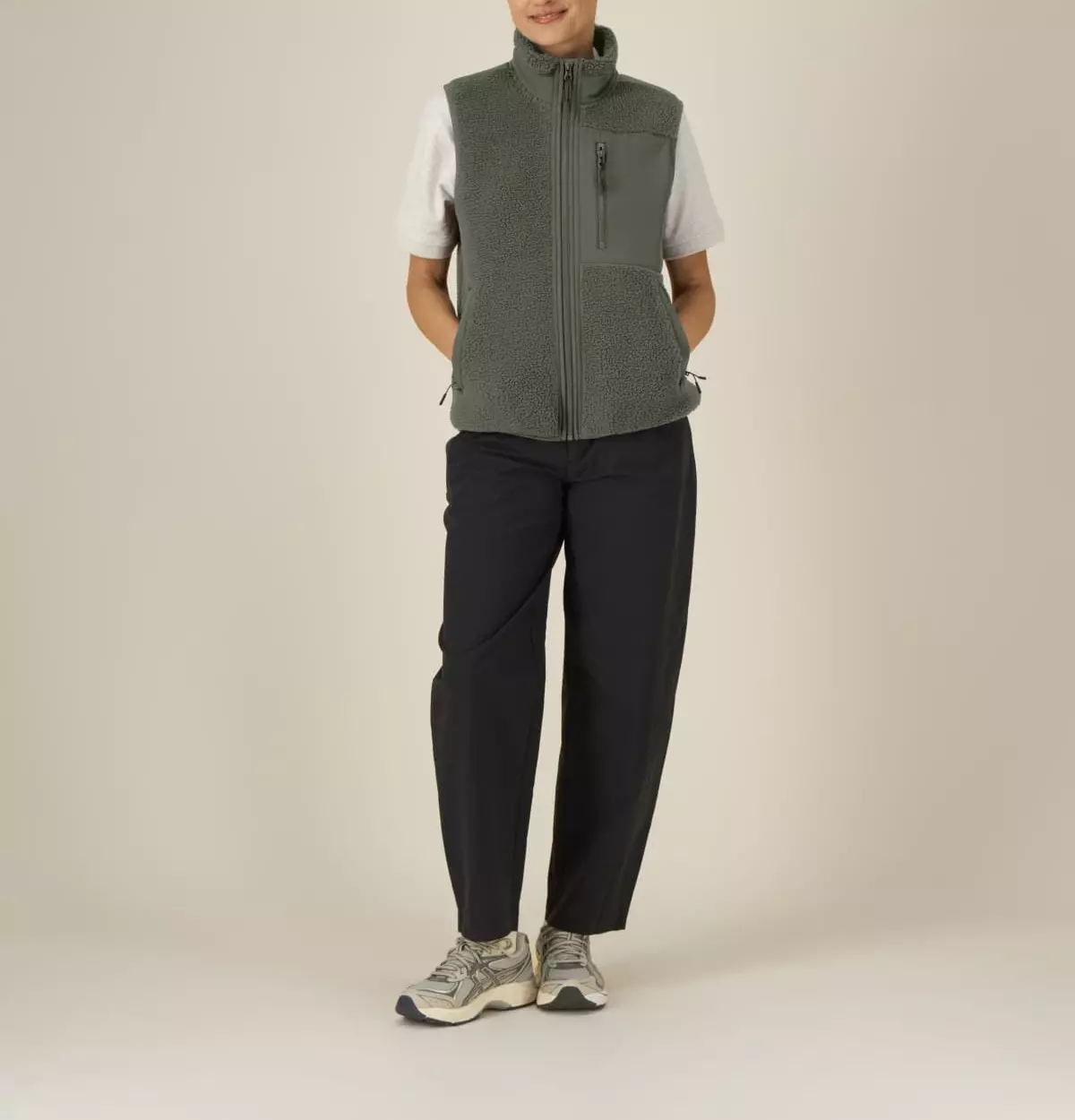 SFM5_STJU249_C223 Fleece-Weste Modell: Lin