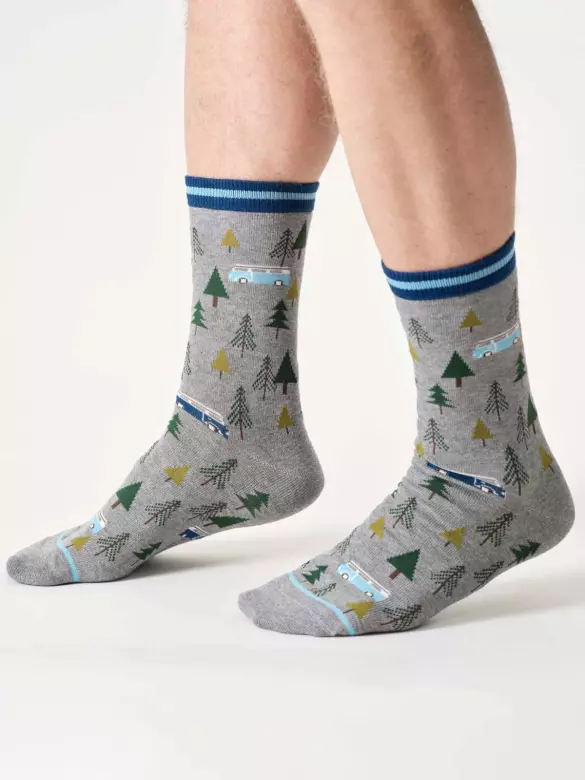 Socken Modell: Camper Van