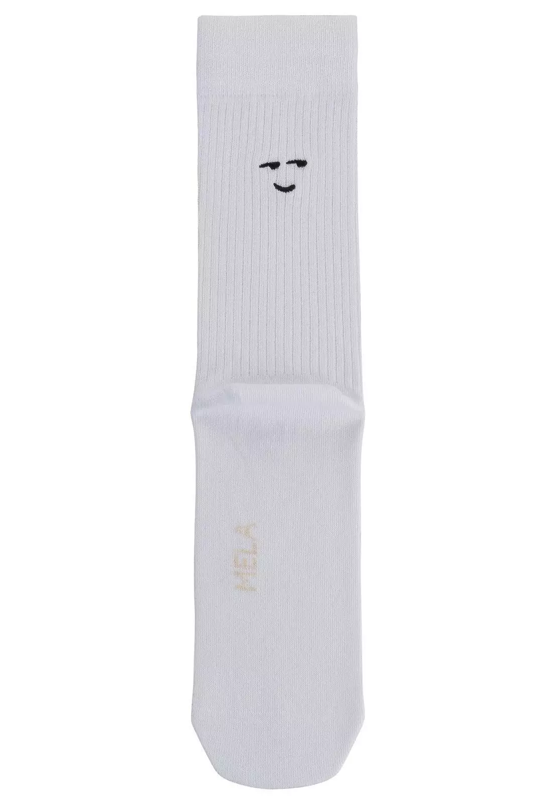 Gerippte Socken mit Stickerei, 5 er Pack