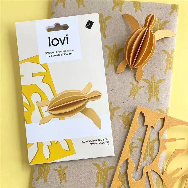 Holzdekoration Modell: Sea Turtle 8cm Holzdekoration Modell: Sea Turtle 8cm