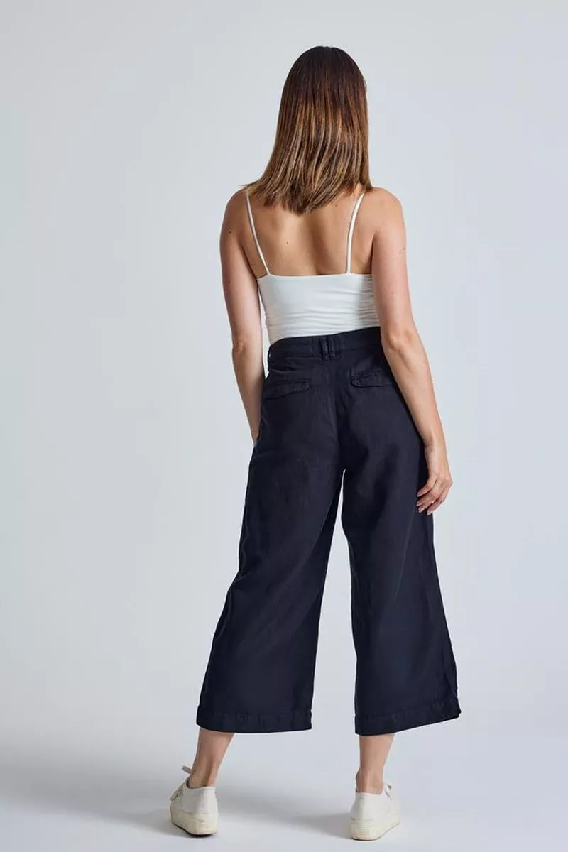 Leinen-Baumwoll Culotte Modell: Betty