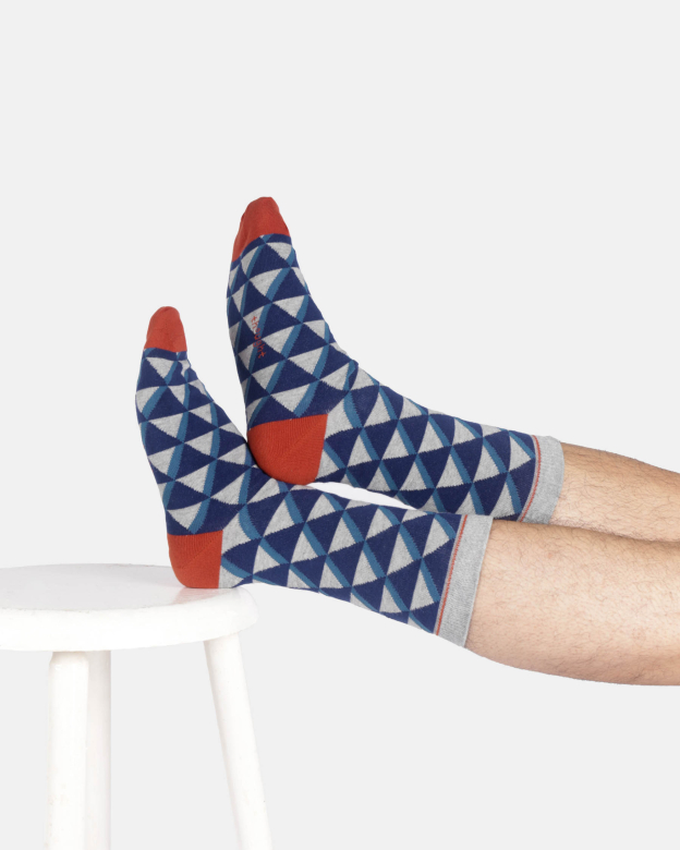 Socken Modell: Geo Pattern
