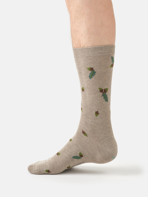 Socken Modell: Scattered Acorns