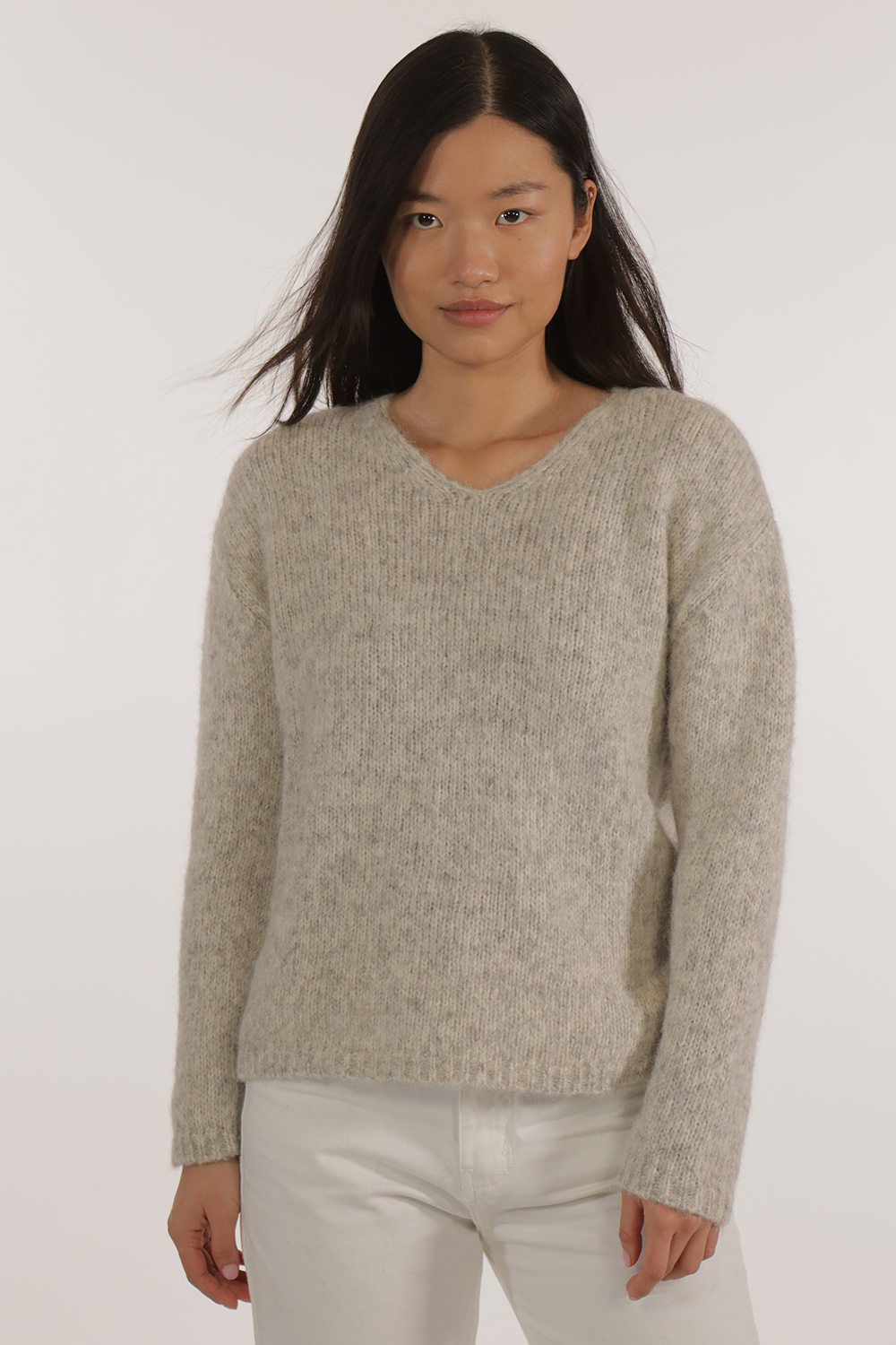 Alpaka Strickpullover Modell: Ecume