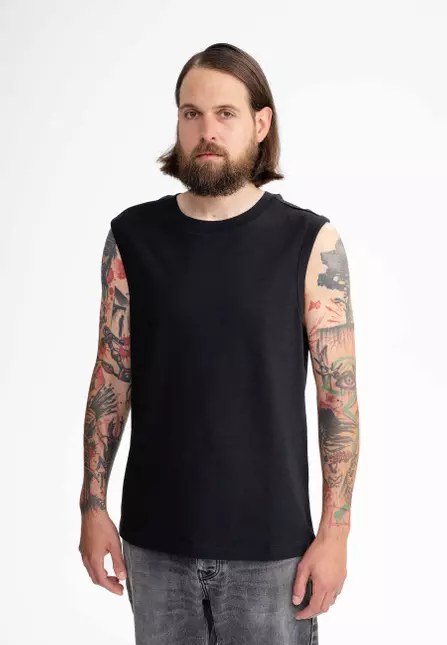 Sujay-Tank-Top-black-01 Tank Top Modell: Sujay GOTS
