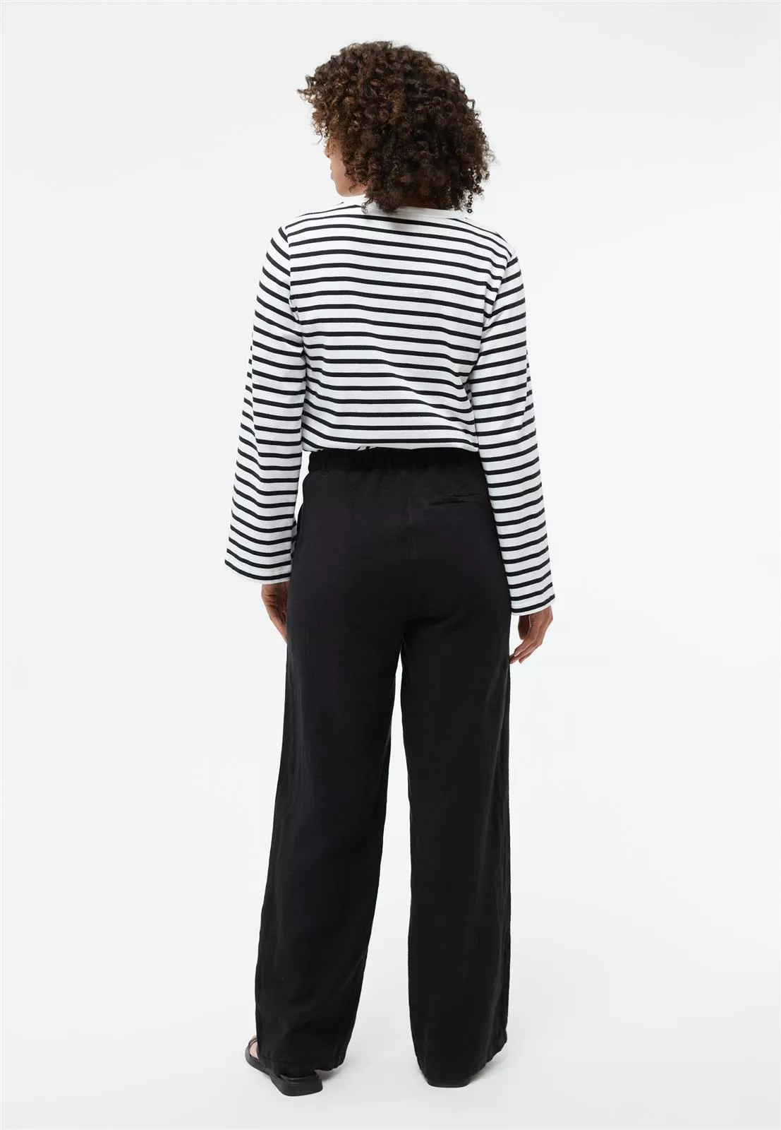 Wide Leg Leinen-Hose Modell: Beatrice