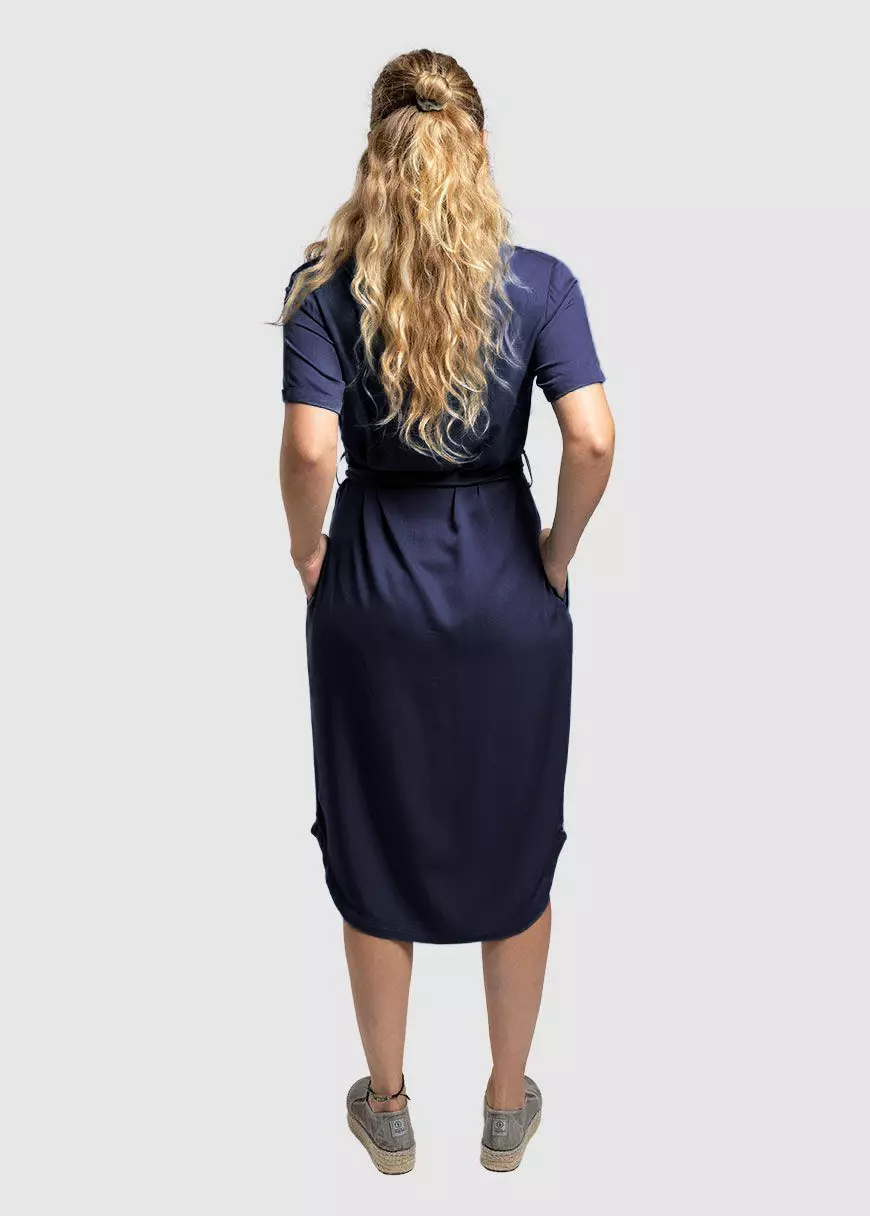 Ecovero Kurzarm-Kleid Modell: Finja