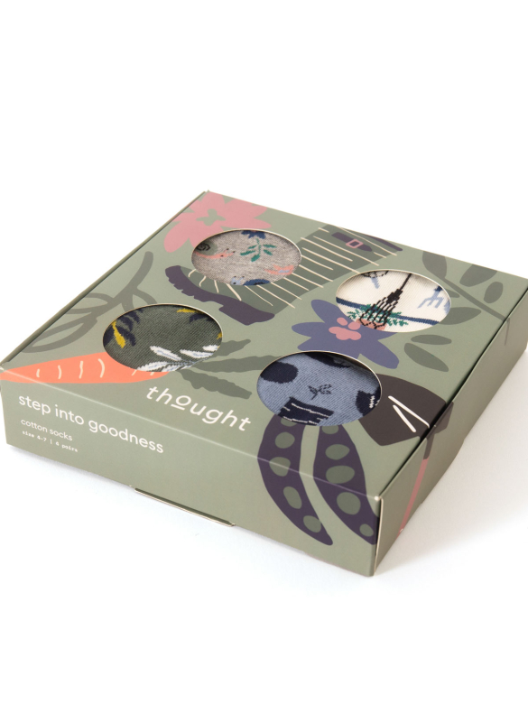 Sockenbox Modell: Gardening, 3er Pack