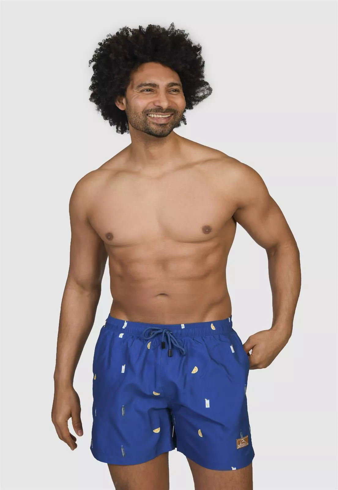 Nachhaltige Badehose mit Print