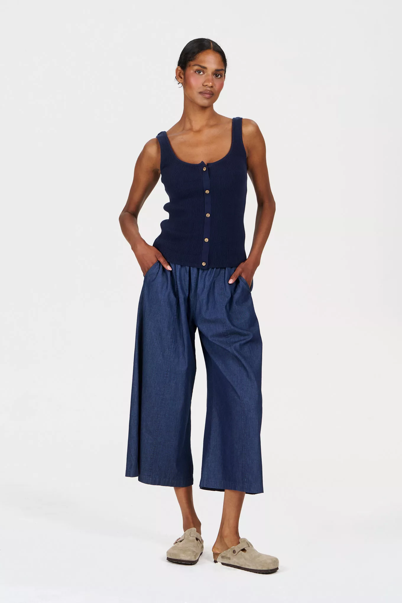 Rippstrick-Top Modell: Cove