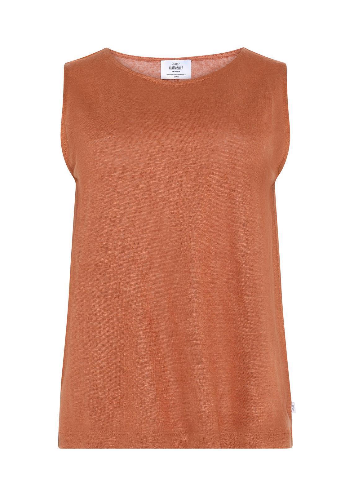 Leinen Tank Top Modell: Dee