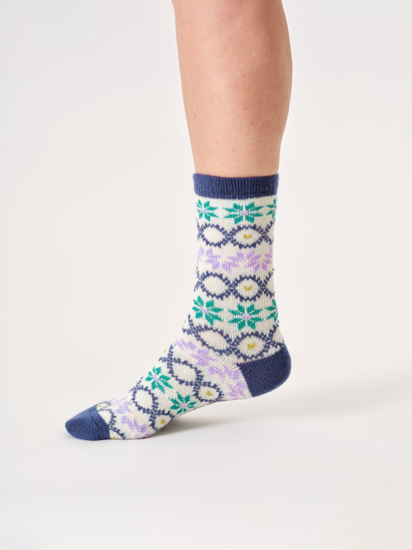 Wollsocken Modell: Fair Isle