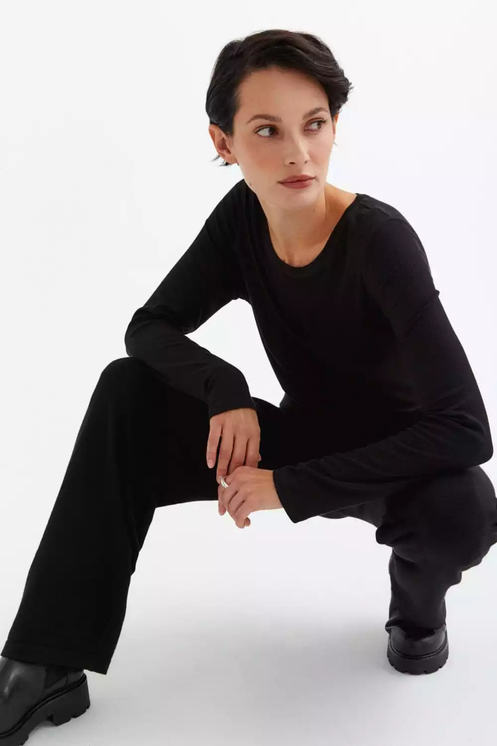 Wide Leg Bambus-Hose Modell: Kim Wide Leg Bambus-Hose Modell: Kim