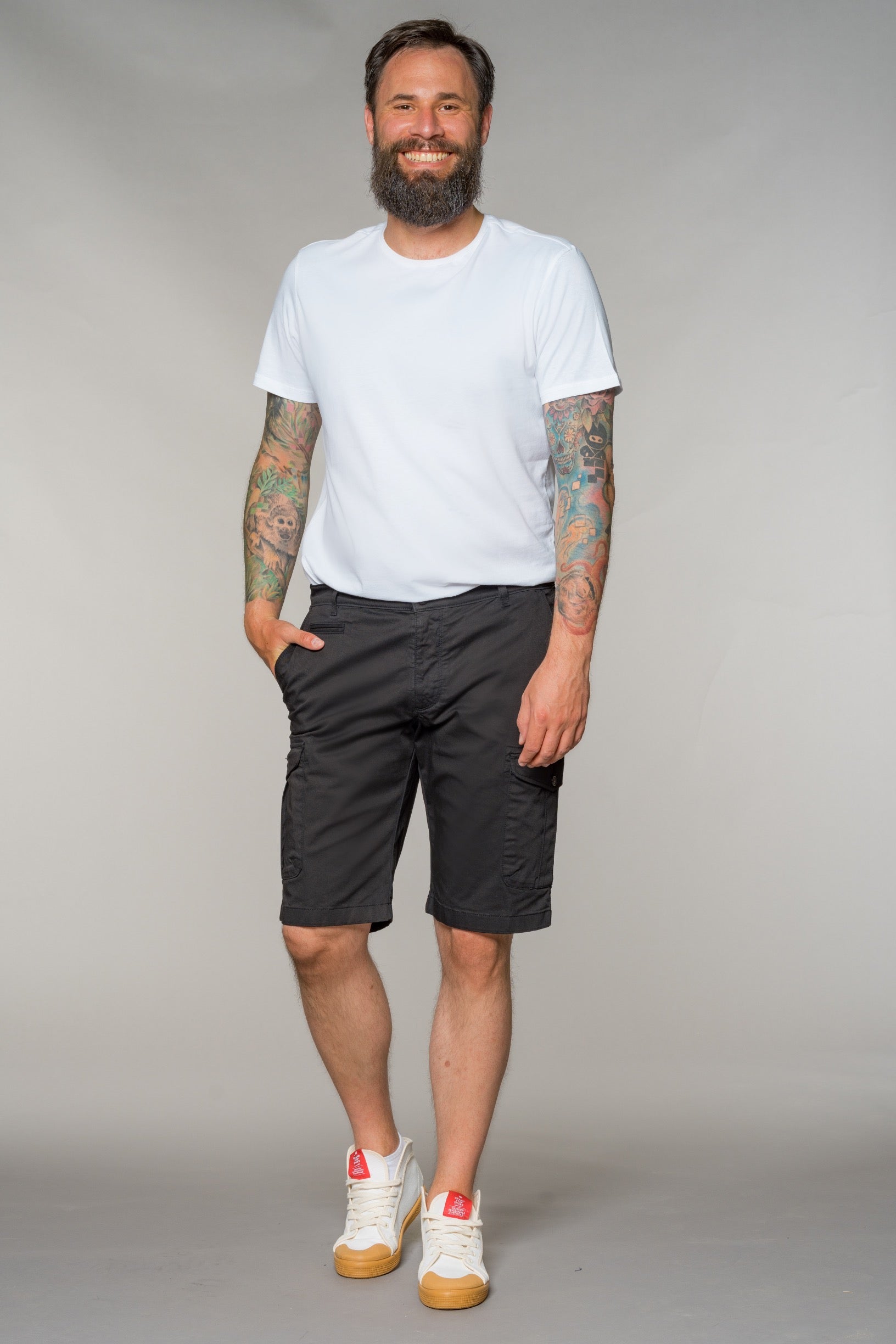 Cargo-Bermuda-Shorts Modell: La:rs