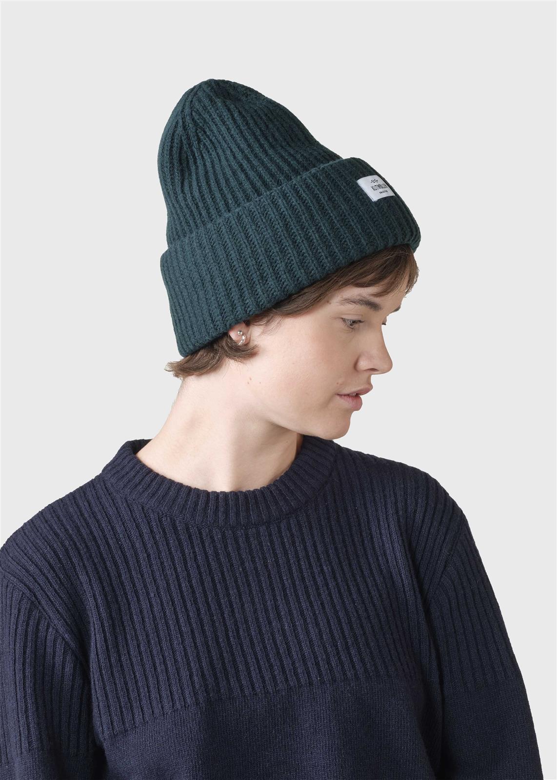 Wide Rib Beanie aus Merinowolle