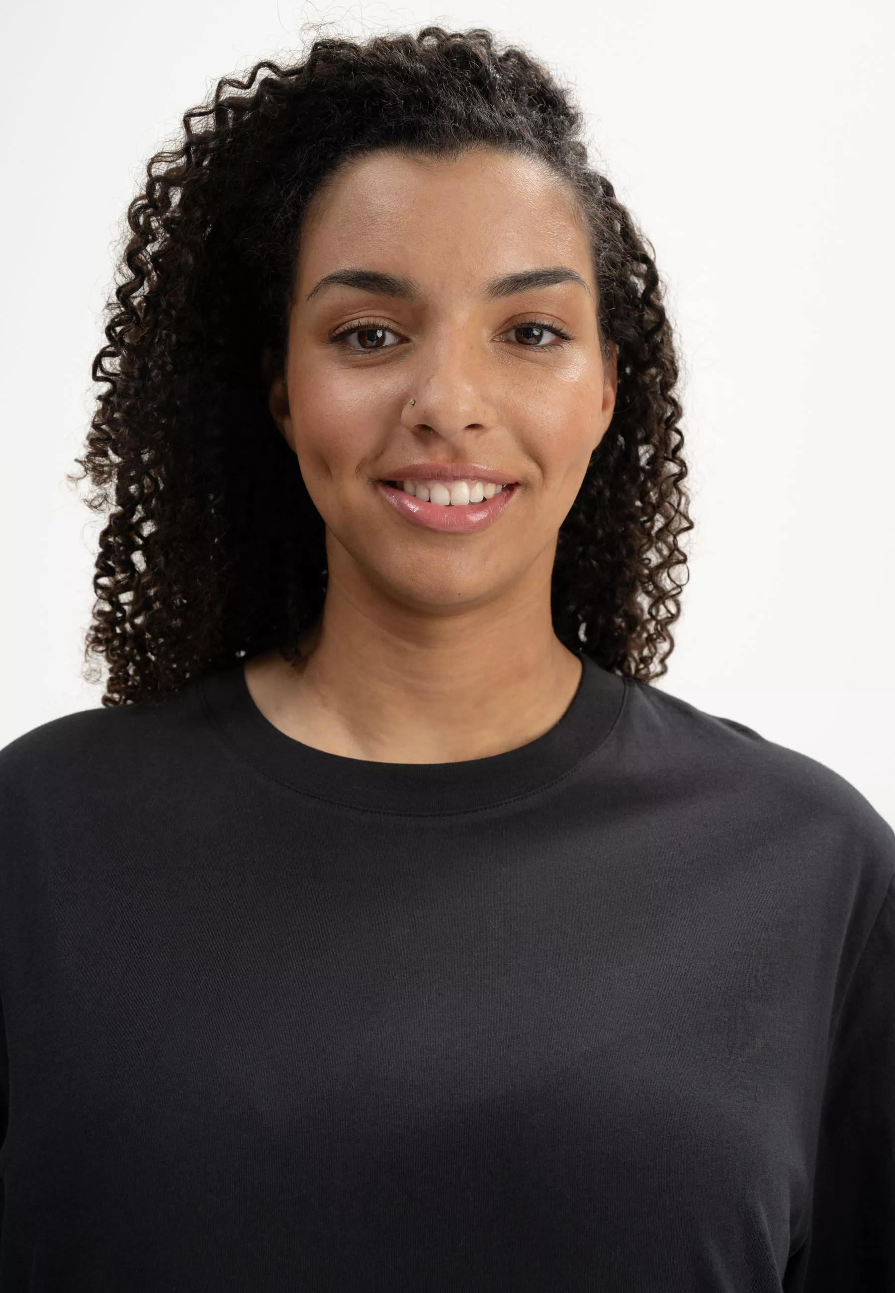 Oversized T-Shirtkleid Modell: Baasu Schwarz XS