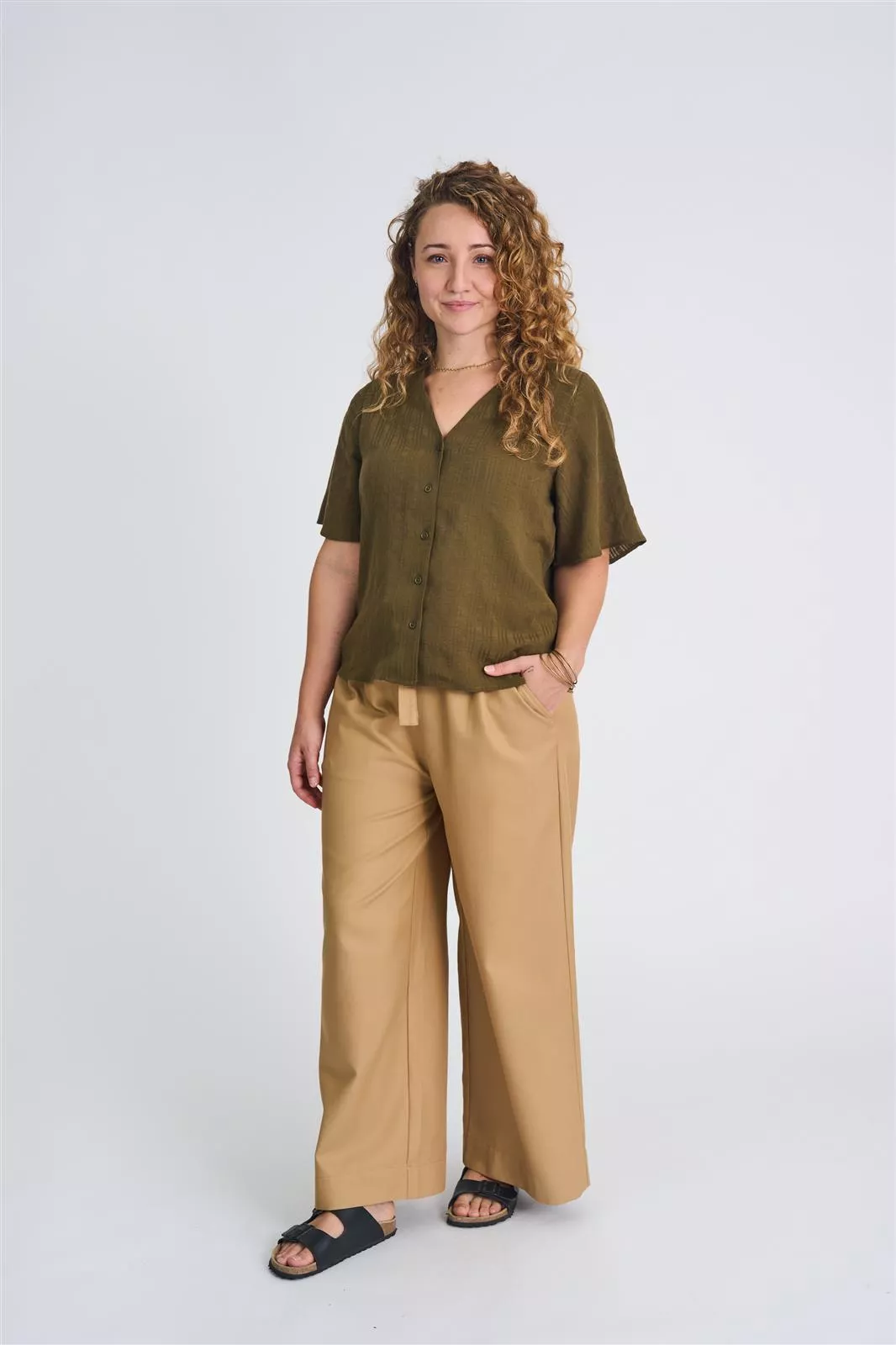 Kurzarm Bluse Modell: Marlu