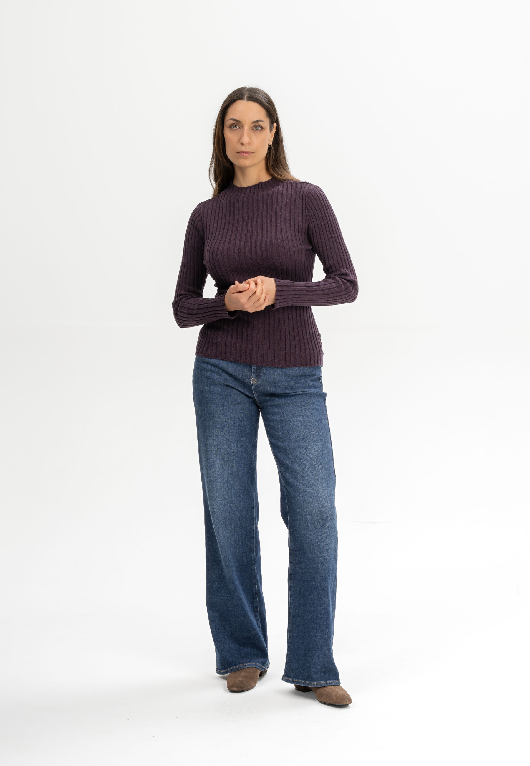 Geripptes Longsleeve Modell: Namari