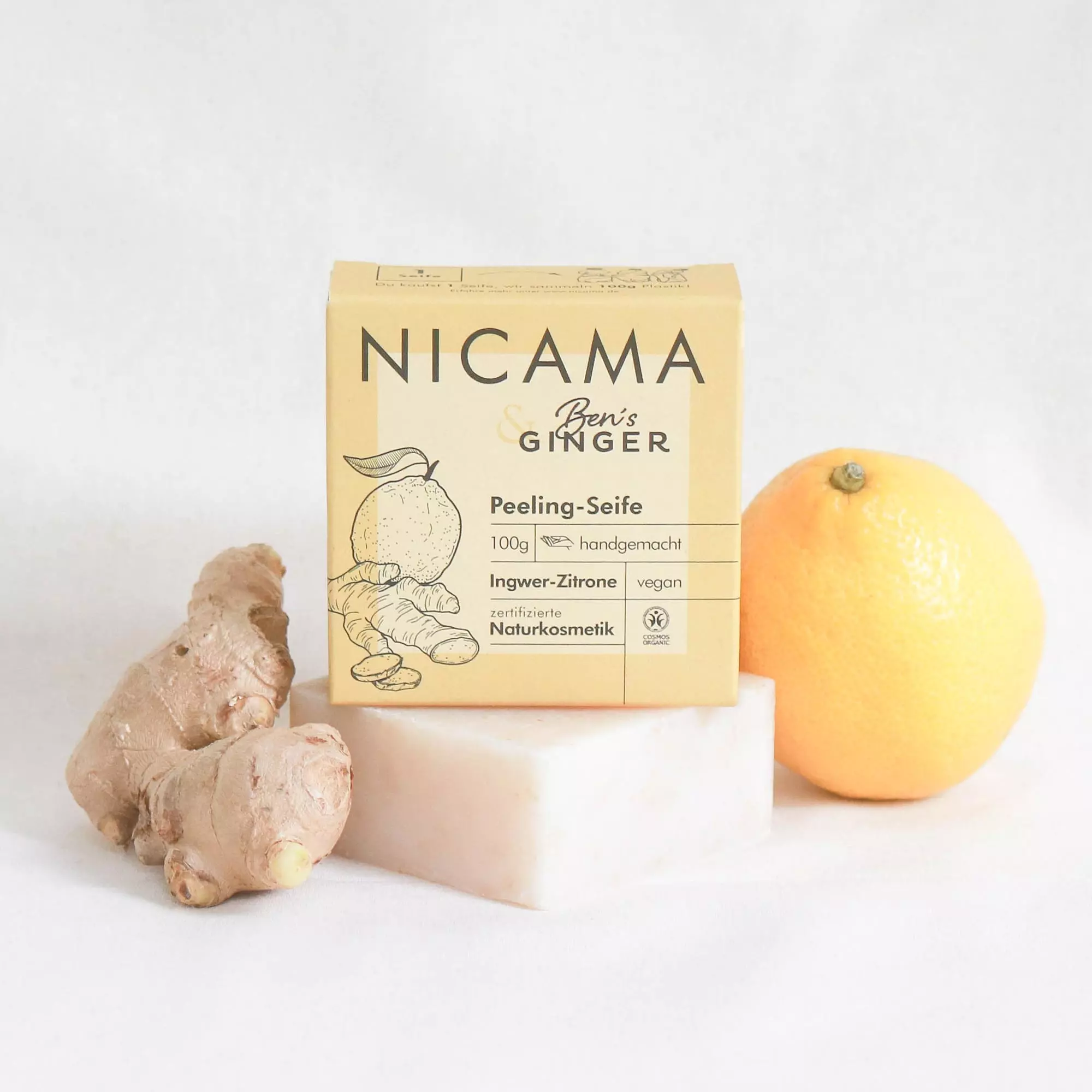 Upcyclingseife Peelingeffekt