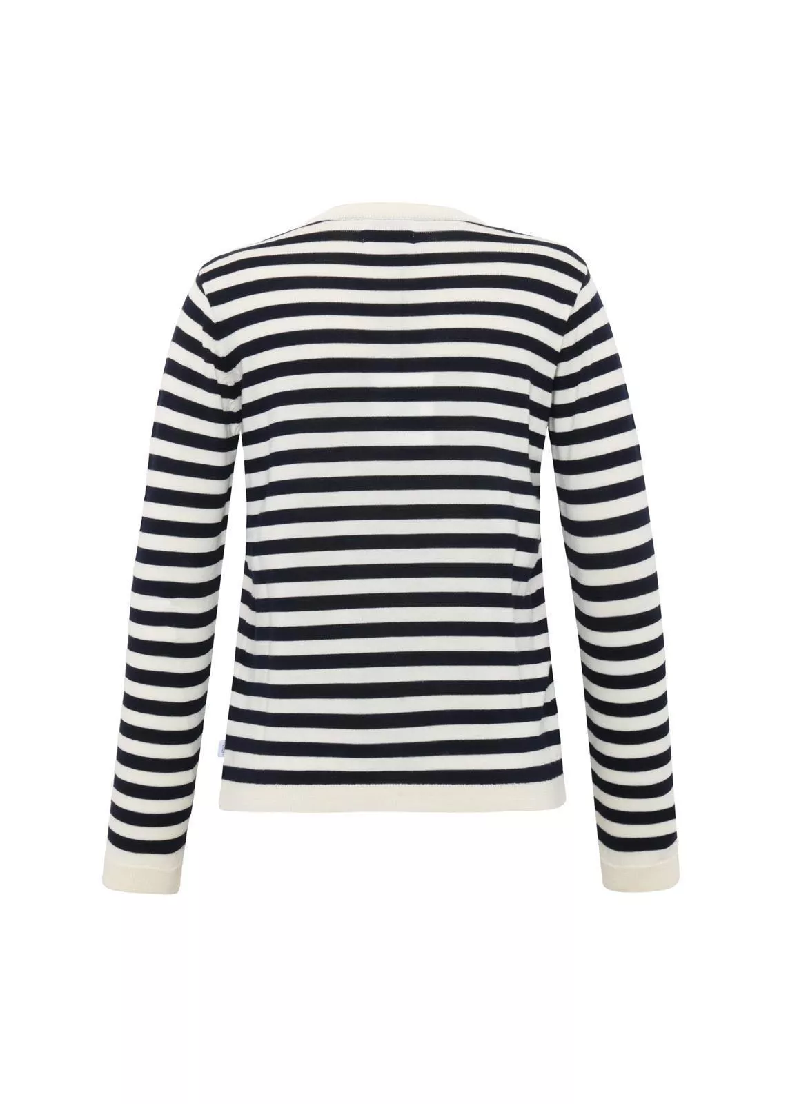 Merino Streifen-Pullover