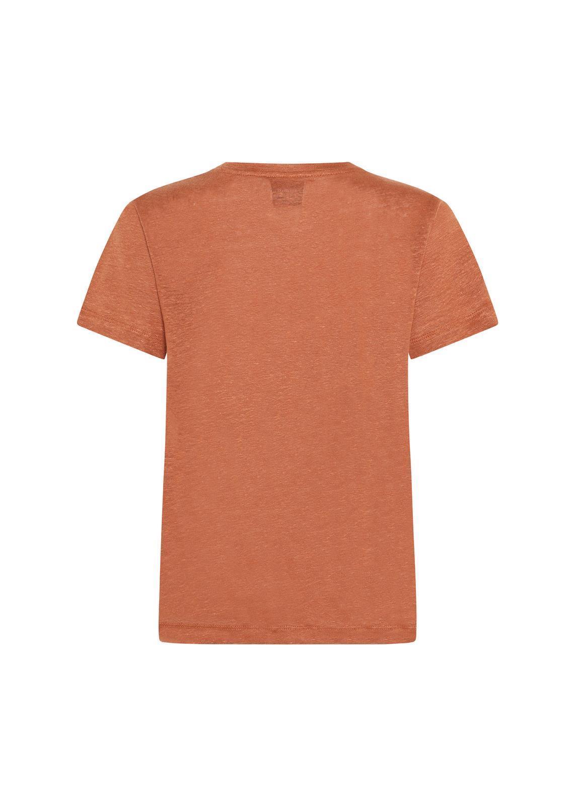 Leinen T-Shirt Modell: Rikke