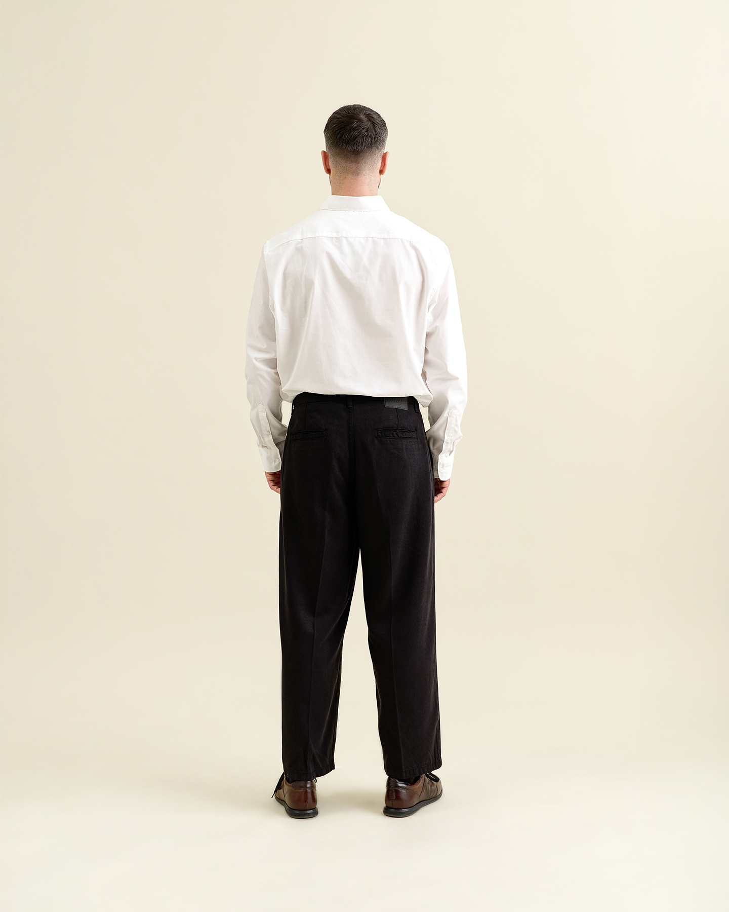 Tencel Taperd Barrel Leg Stoffhose Modell: Lumen