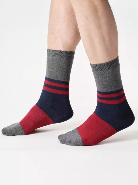 Socken Modell: Colour Blocking