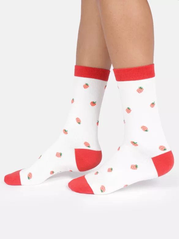 Socken Modell: Strawberry