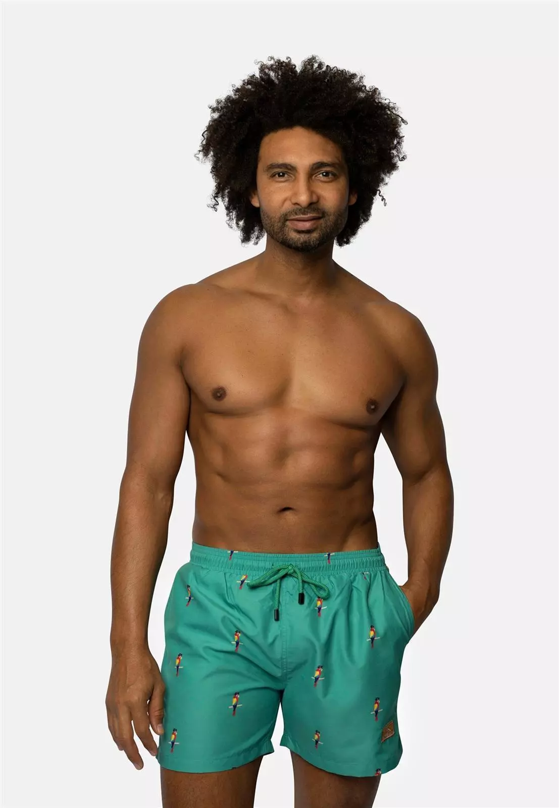 Nachhaltige Badehose mit Print