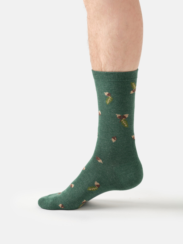 Socken Modell: Scattered Acorns