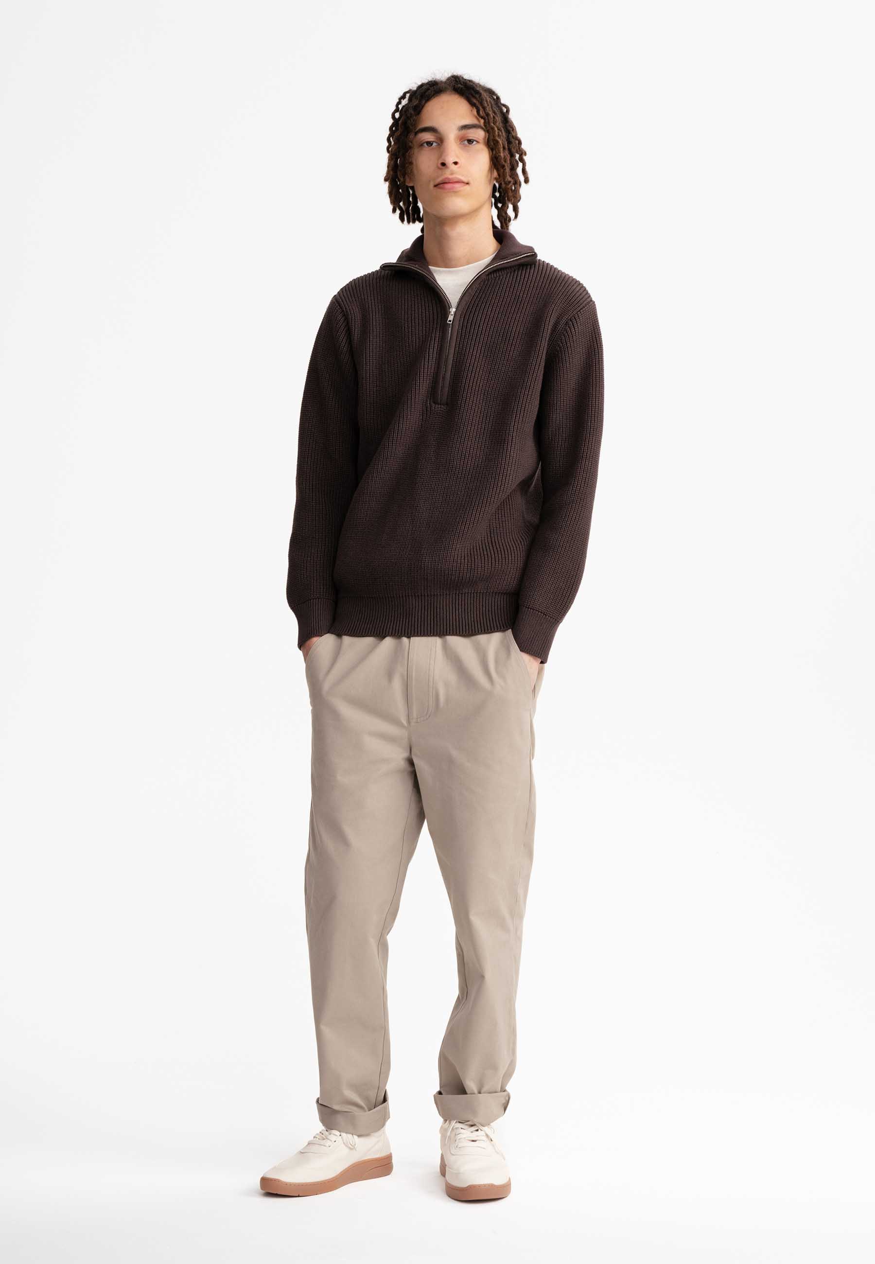 Rollkragen-Pullover Modell: Udai GOTS