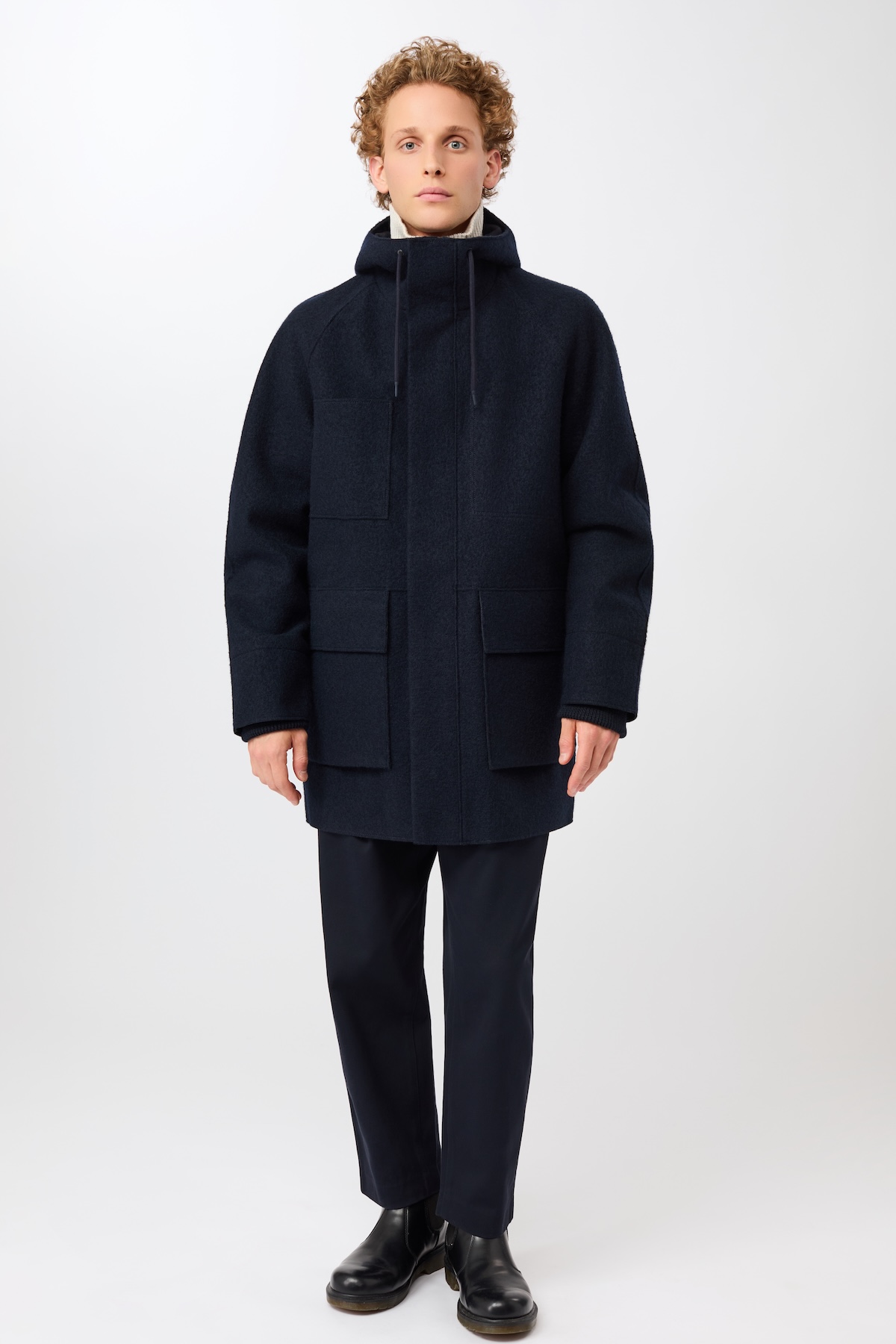 Parka aus Wollwalk