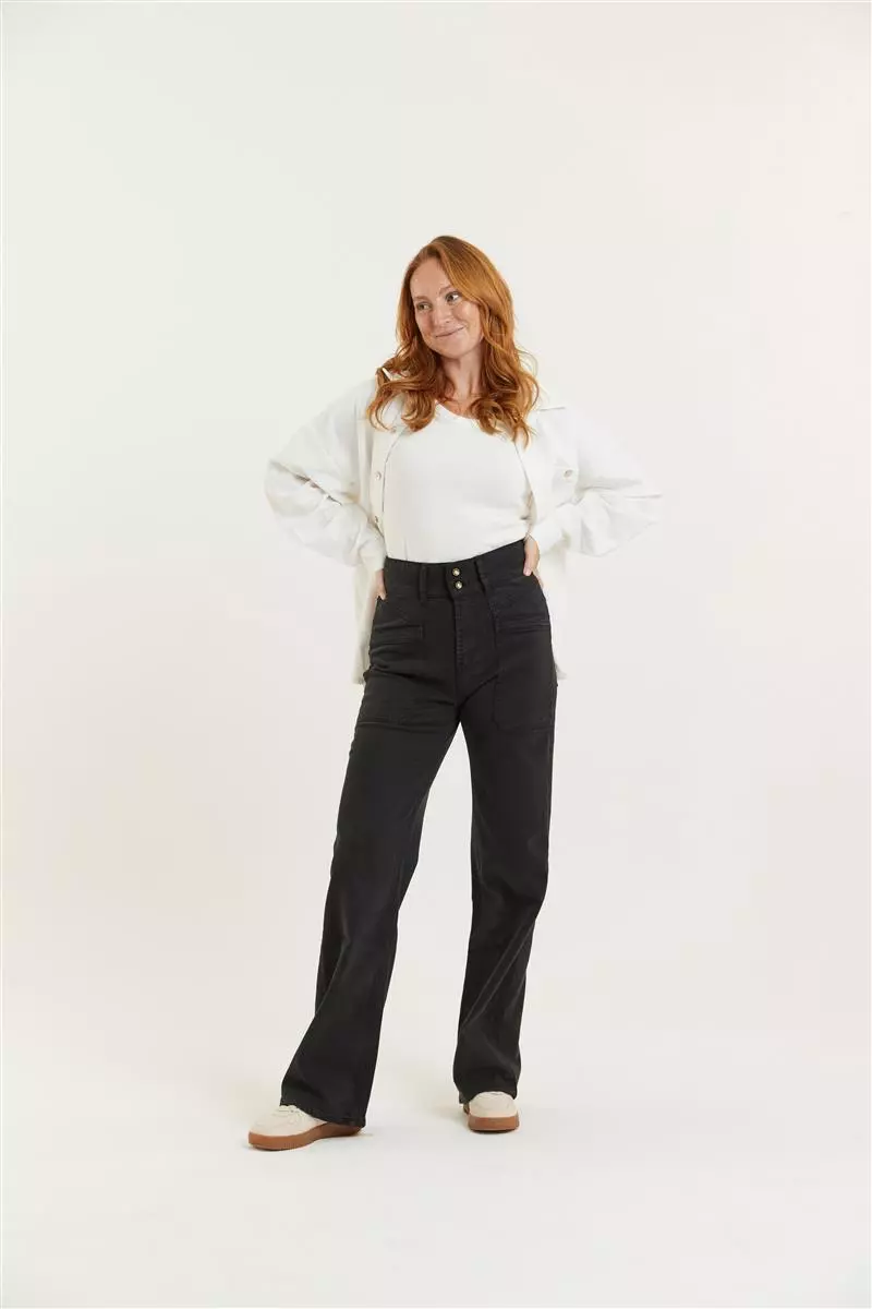 Dinah_1 Tencel High Waist Hose Modell: Dinah
