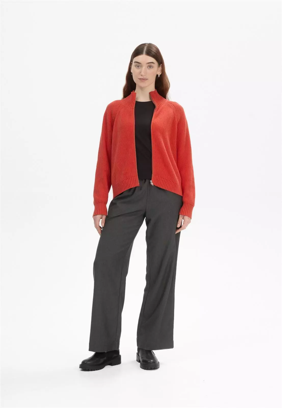 Rippstrick Cardigan Modell: Kamuka